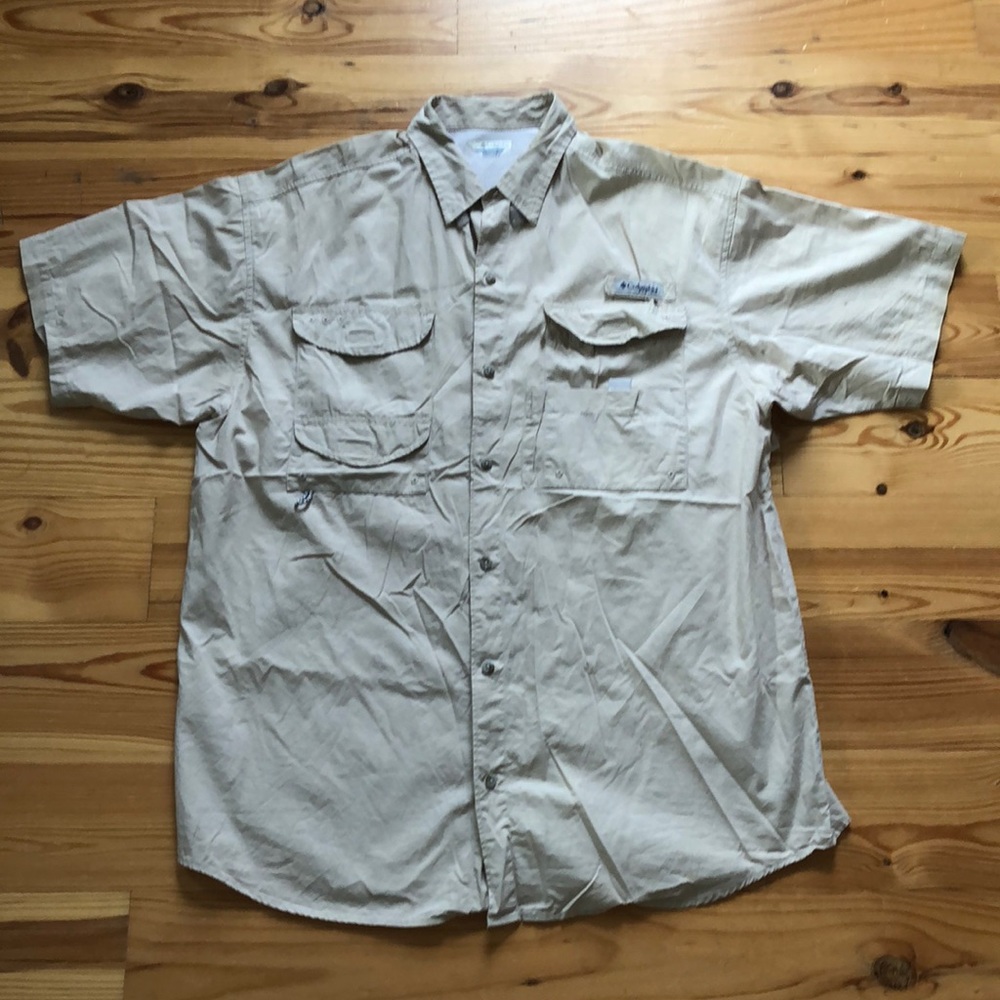 COLUMBIA fishing shirt | size large